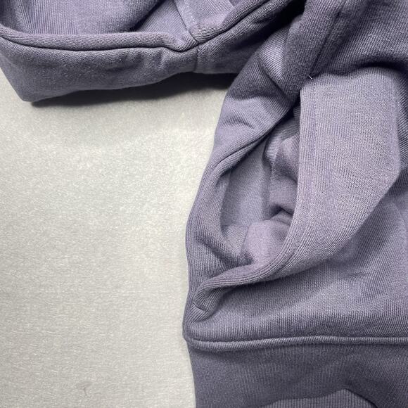 Scotch & Soda French Terry Graphic Hoodie Embroidered Purple Sky Medium NWT $118 - Picture 7 of 11